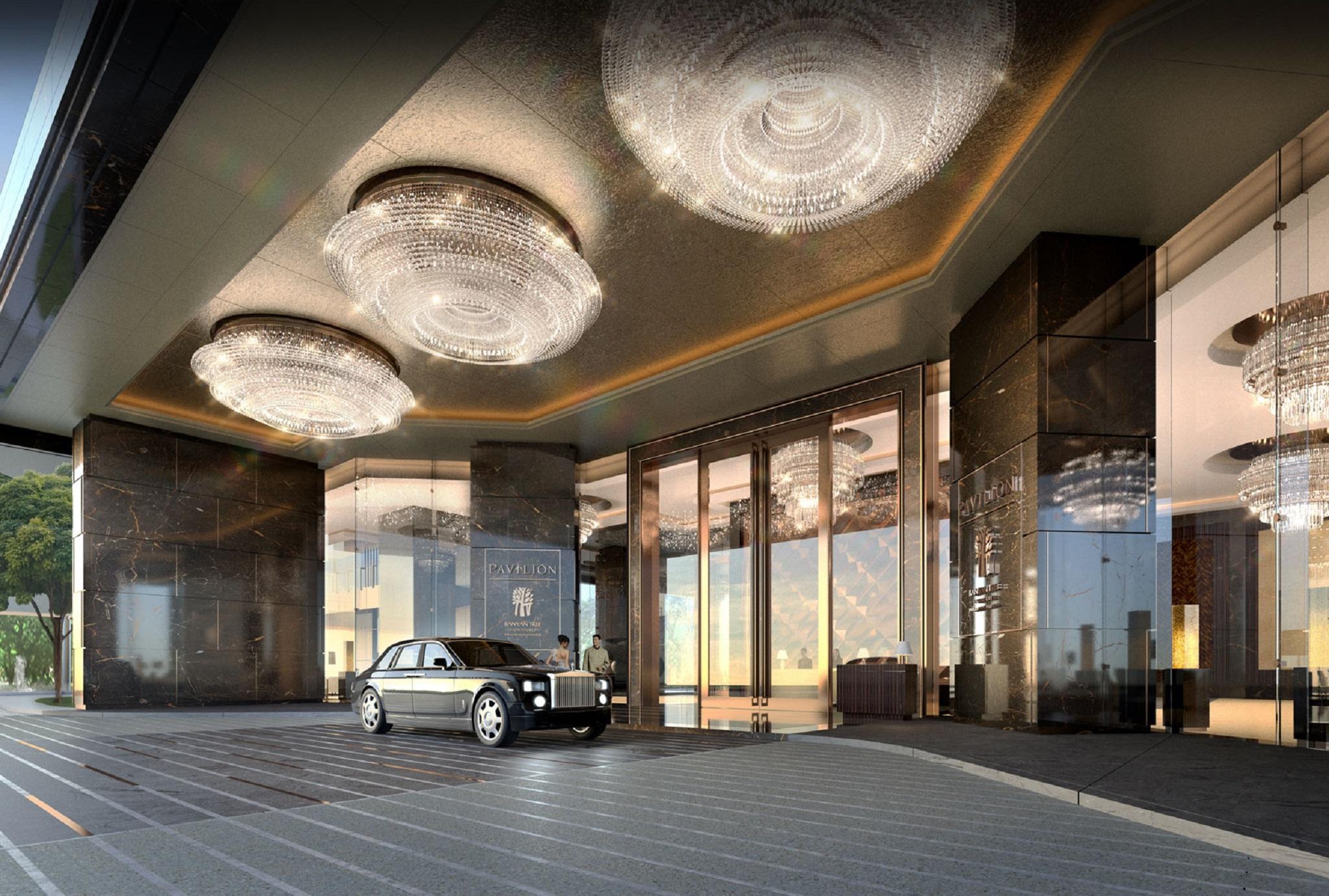 فندق بافيليون كوالالمبور يدار بواسطة بانيان تري المظهر الخارجي الصورة The entrance of the Ritz-Carlton, Chengdu